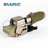 伽古（JUGUN） HHS组合全息558+G43增倍镜组合瞄准镜套装高清瞄具抗震光学吃鸡 G33+558金沙色组合