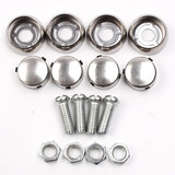 梵臣车牌螺丝钉汽车牌照框螺帽牌架螺栓摩托车牌防盗固定螺母通用型