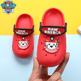 汪汪队立大功（PAW PATROL）汪汪队儿童拖鞋夏洞洞鞋男婴儿幼儿1-3岁5凉拖鞋女童宝宝沙滩拖鞋 2020汪汪队红色毛毛 16 内长16cm