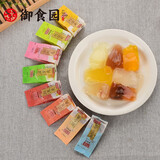 御食园果冻爽500g大果肉果冻秋梨爽仙桃爽菠萝爽芒果红果爽网红零食 果冻爽500g混合口味