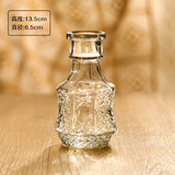 梵冈尬蒂北欧精致迷你玻璃花瓶水养鲜花装饰小花瓶感花器摆件 小圆太阳