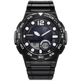 卡西欧（CASIO）男表  学生运动手表 多功能双显电子表 防水夜光石英表 夜光指针AEQ-100W-1A