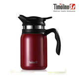 帝诺（Timolino） 帝诺不锈钢真空过滤保温壶600ml可焖黑茶茯茶 富丽玫红