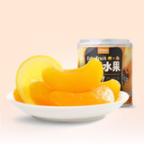三只松鼠休闲零食午后水果什锦水果罐头新鲜糖水黄桃椰果菠萝罐头 【尝鲜】黄桃罐头312g