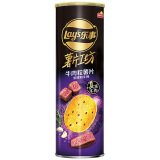 乐事（Lay's） 薯片工坊 牛肉粒薯片 炭烤和牛味 90克