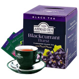 AHMAD TEA 原装进口英国亚曼茶多口味水果味红茶盒装水蜜桃百香果柠檬草莓 黑醋栗味红茶 20g * 1盒