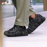 FILA 斐乐可颂面包鞋复古运动鞋男冬休闲鞋老爹鞋 黑-IB 41