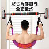 CEFERA腰椎牵引带腰椎间盘突出腰椎牵引器吊单杠式家用悬挂带矫正护腰 紫色加厚款【荞麦壳内胆】+挂钩+把手