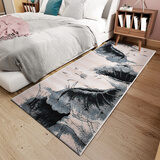 KEAI厨房地垫入户门口脚垫家用垫子卧室长条爬爬行垫飘窗垫床边毯 步步生莲 160cm*50cm 1件数