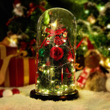 JoyFlower永生花圣诞树玻璃罩礼盒圣诞节平安夜生日礼物送女生朋友老婆表白