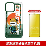 魅蓝Pandaer绿洲旅享适用于苹果手机壳iPhone妙磁吸抗菌保护套壳系列超薄全包男女时尚通用款 【绿洲旅享】妙磁抗菌 - 磁吸【+膜】 iPhone13Pro max