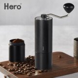 Hero螺旋桨S01手摇磨豆机 咖啡豆研磨机便携家用磨粉机手动咖啡机 黑色