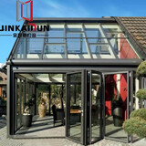 金凯盾罗马柱断桥铝门窗封阳台定制钢结构铝合金阳光房露台断桥铝合金