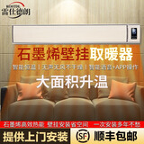 雷仕德朗（ROSTDL）石墨烯取暖器壁挂式大面积电暖气片家用客厅远红外电暖器大面积商用壁挂全屋升温取暖神器 3000W 语音控制 +天猫精灵（30-45平）