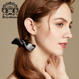 Royal sasa皇家莎莎头饰发饰横夹弹簧夹盘发马尾夹亚克力仿水晶发夹