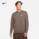 耐克（NIKE）春夏男子休闲潮流时尚宽松套头衫加绒保暖圆领上衣灰色运动卫衣 BV2663-004 M