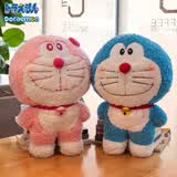 萌迪猫哆啦a梦毛绒公仔蓝胖子机器猫玩具叮当猫抱枕玩偶情侣一对布娃娃 情侣一对（背手款） 大约60厘米