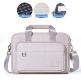 柯普顿电脑包女士新款16英寸适用戴尔笔记本14手提公文包15.6单肩 大容量【气囊防震】-藕粉色 13/13.3英寸