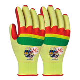 牛郎星劳保胶皮手套防刺耐磨防滑防护手套背部胶片工地干活 车间 牛郎星NL2019单只右手24只 均码