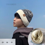 许菇凉帽子男冬天保暖秋冬毛线帽潮网红生针织帽潮牌包头冷帽女学生套头