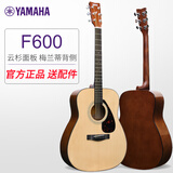 雅马哈（YAMAHA）进口41英寸吉他F310民谣弹唱初学者入门学生木吉它演奏乐器F400 【经典款】41英寸F600民谣+礼包
