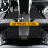 百马饰 适用于福特蒙迪欧脚垫13-25款23全包围专用改装tpe防水汽车新 双层-全TPE脚垫+黑色地毯