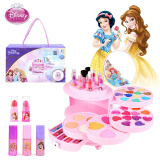 迪士尼玩具小女孩儿童化妆品可剥指甲油口红女生节日礼物百变魔法彩妆盒