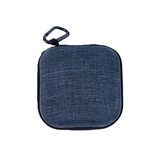 UJM新款滤镜包方形/圆形滤镜包可装8片滤镜收纳包耐摔防磨大容量便携滤镜盒 圆片包(蓝色升级款)