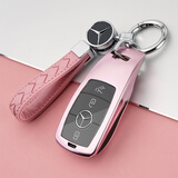 热鹰适用奔驰e300l新gla glb glc gle350 gls高档c260l车钥匙套壳扣包