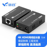 慧谷HDMI延长器 高清视频hdmi网线延长器 网线转hdmi   hdmi转RJ45网线转换器 usb网线延长器 4K 200米 HDMI延长器【4K-70米】 1对价格