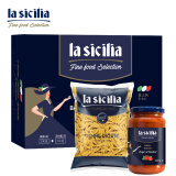lasicilia意大利进口 通心粉番茄罗勒意面酱礼盒850g 意大利面番茄酱
