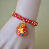 梦君宸端午节粽子七彩圈迷你小香包五彩绳手链手工编织红绳儿童宝宝饰品 福袋款