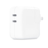 Apple 35W 双USB-C端口 电源适配器 双口充电器 充电插头 适用于iPhone\Mac\iPad\AirPods部分型号