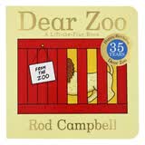 亲爱的动物园 Dear Zoo 廖彩杏书单英文纸板书 童趣绘本 学前教育 英文原版进口图书开工开学季  小学教辅