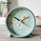 天王星（Telesonic）闹钟 创意卡通简约小闹钟安静学生儿童卧室懒人床头钟 