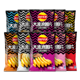 乐事（Lay's） 薯片大波浪70克*5袋办公室休闲零食膨化食品多种口味组合小吃 70g*5袋（混合口味）