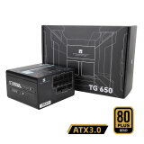 Thermalright(利民) 额定650W TR-TG650 金牌全模组  全日系电解电容 14CM小机身  ATX3.0电源 80PLUS金牌认证