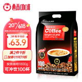 西贡（SAGOCOFFEE）越南进口三合一速溶炭烧咖啡1800g(18gx100条)