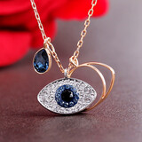 SWAROVSKI施华洛世奇 恶魔之眼Y型女士项链女锁骨链 七夕礼物送女友 5172560