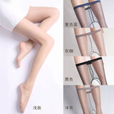 JOHUAN女士性感丝袜超薄透明连裤袜0D开裆情趣丝袜女免脱性感 （5色）各 1条 均码 （建议80-120斤穿）
