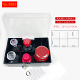 亚信印章盒子收纳财务办公章财务法人组合便携式多功能塑料印鉴章收纳盒 【2688】加高装6枚光敏章盒子