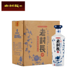 老村长 乐醇青花瓶 浓香型白酒 42度 500ml*6瓶 整箱装