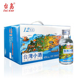 台岛青春小白浓香型白酒45度150ml*12瓶礼盒装台湾高粱酒聚会用酒 45度 150mL 12瓶 青春小酒