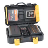 佳能相机电池盒 SD/TF/CF/XQD内存卡盒 三防收纳盒保护盒 电池/存储卡收纳盒 防水防摔抗震 适用于佳能E6 E6N E8 E10 E12