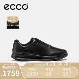 爱步（ECCO）男鞋商务休闲鞋舒适透气休闲鞋男 雅仕207124 黑色41