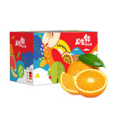 京鲜生 当季鲜橙 5kg装 单果约140-170g 新鲜水果礼盒
