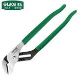 LAOA（LAOA）多功能粘塑水泵钳子可调水管钳 龙头大开口活动扳手 8英寸水泵钳