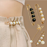 伊黛儿裤腰收紧收腰神器大改小胸针裤子大小调节高档扣别针固定衣服配饰 主图4个装XZ0003