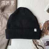 雪茜曼帽子女秋冬毛线帽韩版时尚针织帽保暖护耳防风包头帽休闲潮流帽女