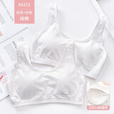 汪汪队立大功件装儿童内衣女童9-12岁纯棉小背心女孩少女 X6232（2白 夹棉款） 80A（建议体重90-105斤）